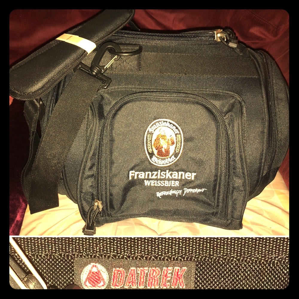 Vintage Franziskaner Weissbier Insulated Cooler Duffle Bag Y2K NWOT